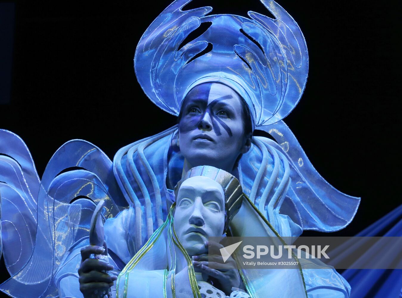 Dress rehearsal of "Noye's Fludde" opera