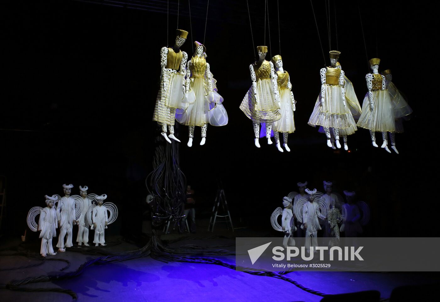 Dress rehearsal of "Noye's Fludde" opera