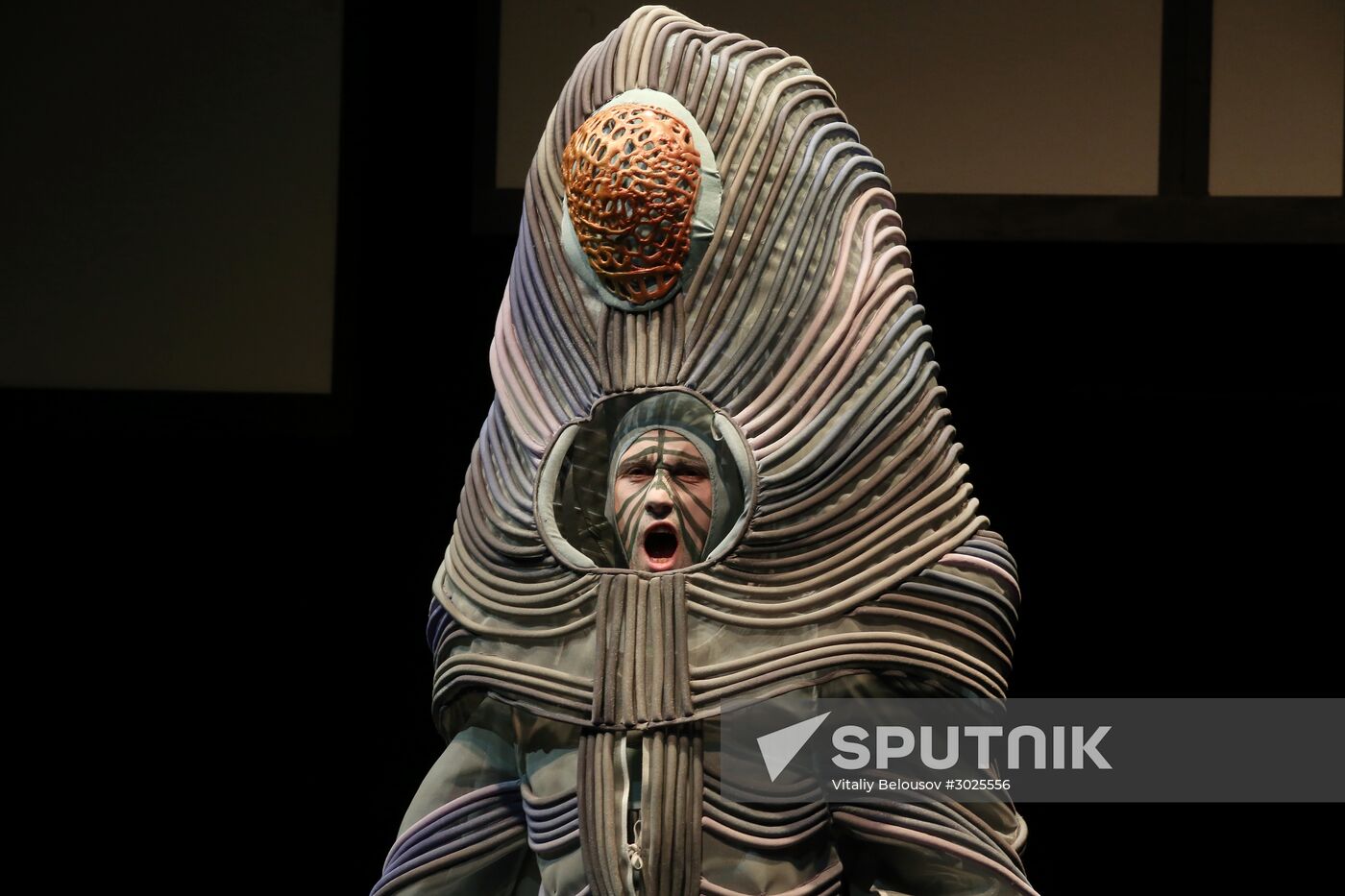 Dress rehearsal of "Noye's Fludde" opera