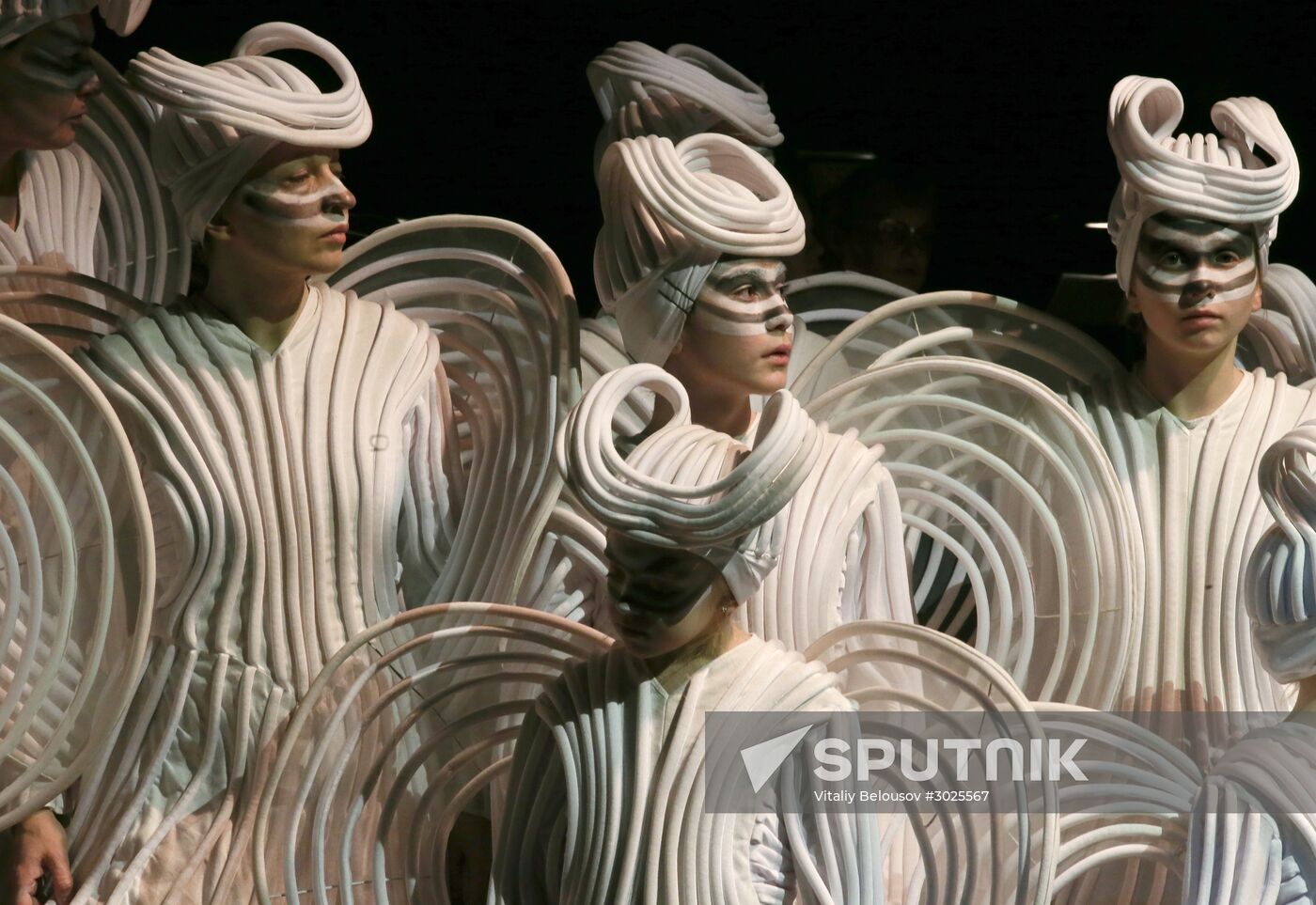 Dress rehearsal of "Noye's Fludde" opera
