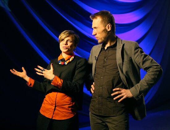 Dress rehearsal of "Noye's Fludde" opera