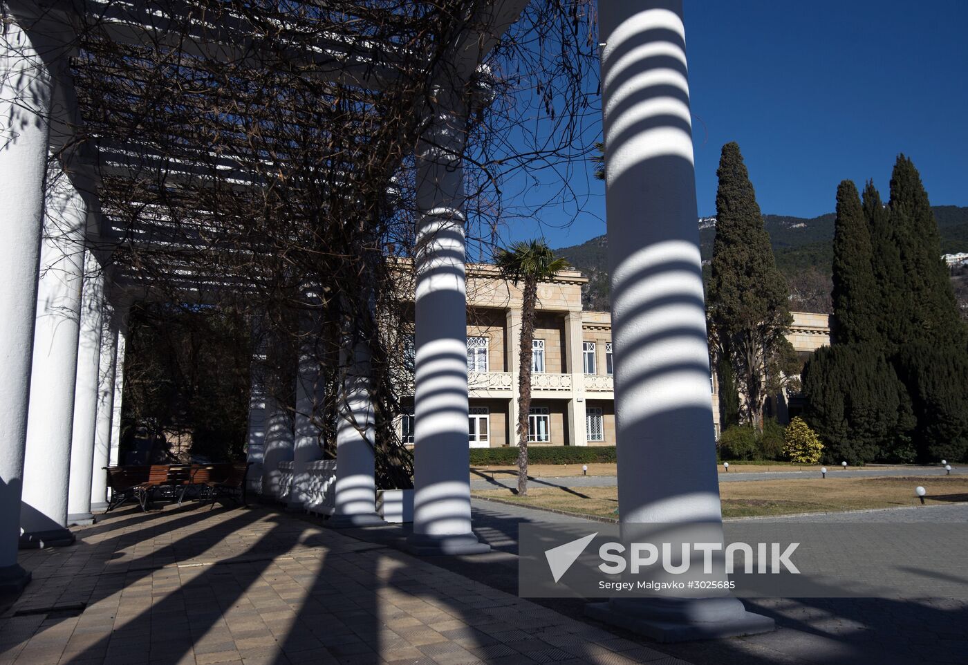 Nikitsky Botanical Garden in Crimea