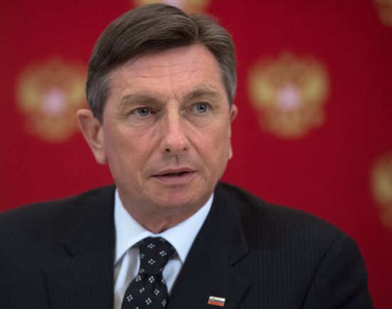 President Putin has talks with Slovenia President Borut Pahor