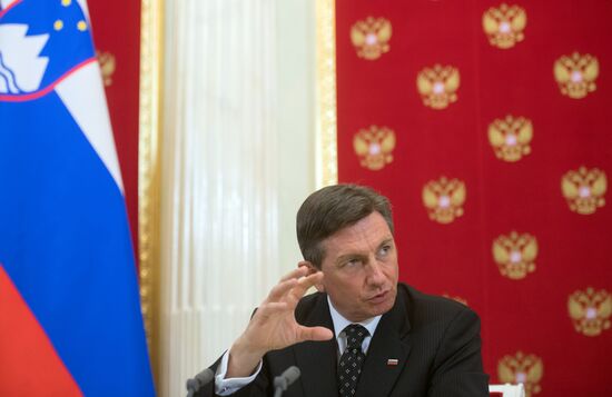 President Putin has talks with Slovenia President Borut Pahor