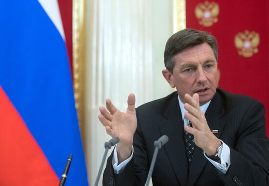 President Putin has talks with Slovenia President Borut Pahor