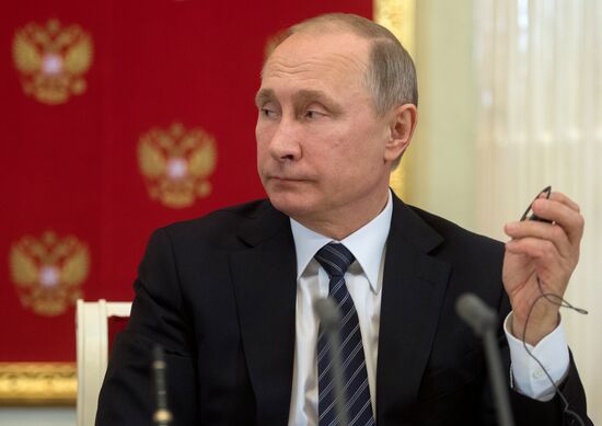 President Putin has talks with Slovenia President Borut Pahor