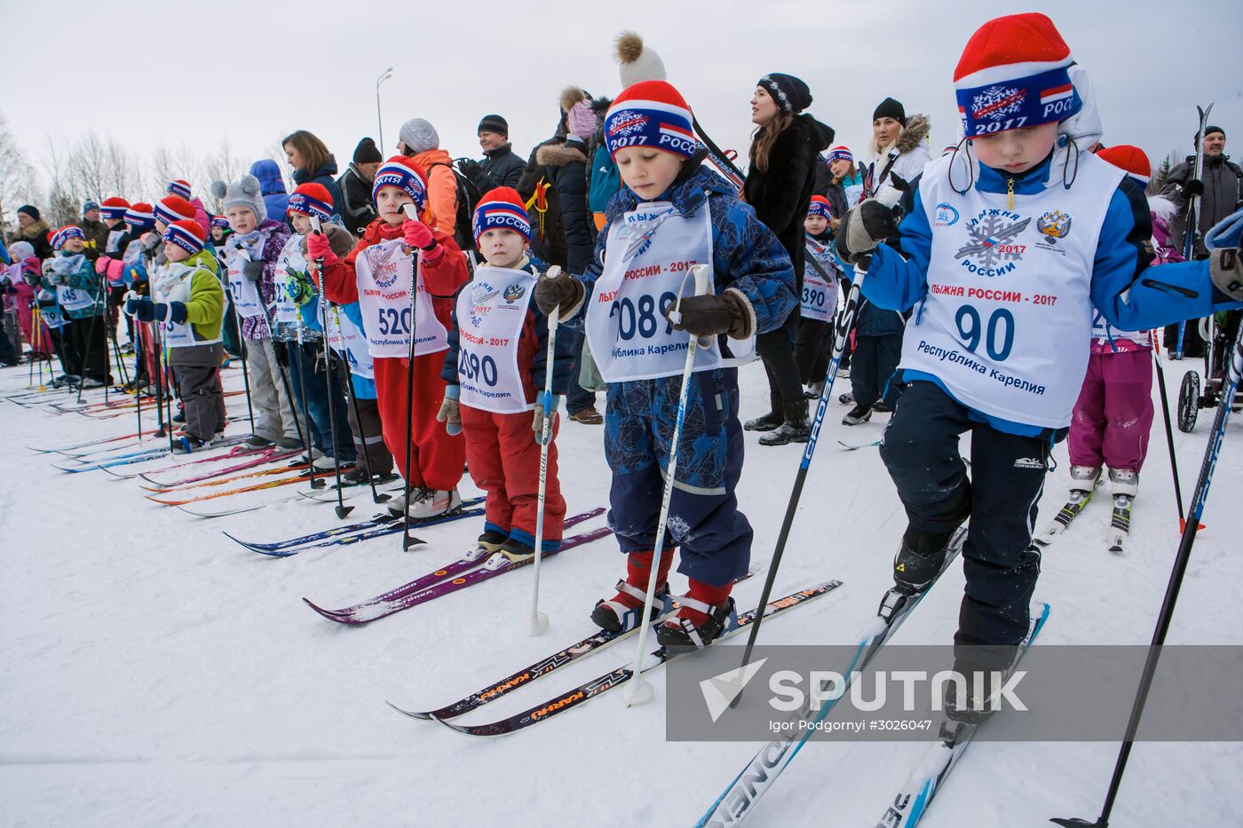 Russian nationwide Ski Track of Russia 2017 (Lyzhnya Rossiyi 2017) mass ski race