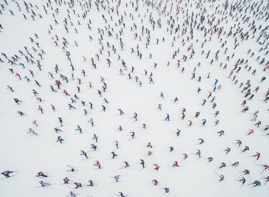 Russian nationwide Ski Track of Russia 2017 (Lyzhnya Rossiyi 2017) ski race