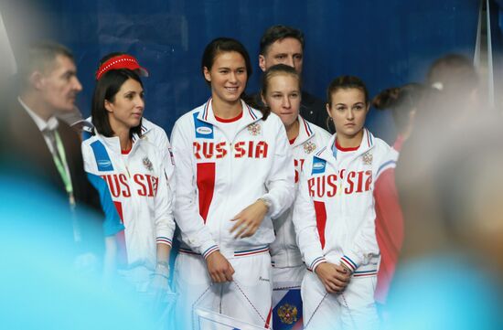 Tennis. Fed Cup. Russia vs. Chinese Taipei. Day One