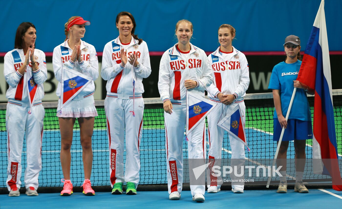 Tennis. Fed Cup. Russia vs. Chinese Taipei. Day One