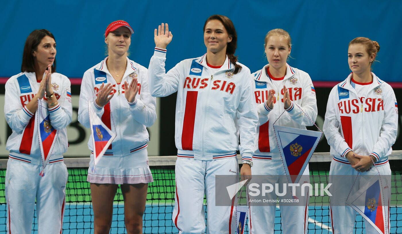 Tennis. Fed Cup. Russia vs. Chinese Taipei. Day One