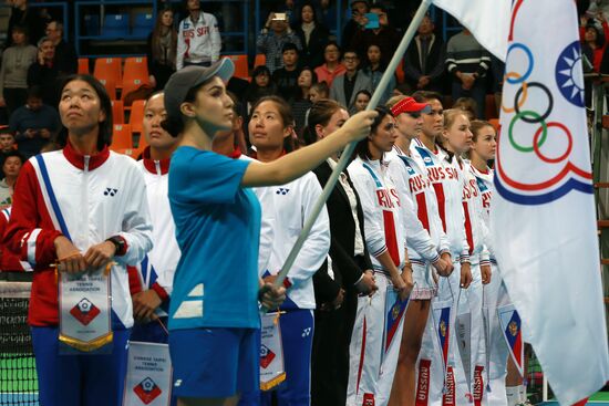 Tennis. Fed Cup. Russia vs. Chinese Taipei. Day One