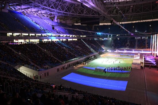 "First Visitor" testing event in Krestovsky Stadium