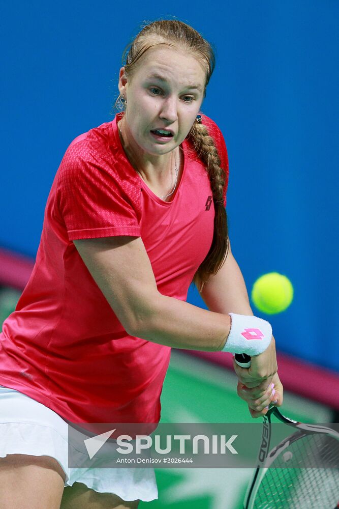 Tennis. Fed Cup. Russia vs. Chinese Taipei. Day One