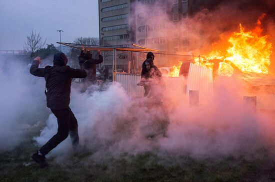 Protest against police brutality in France