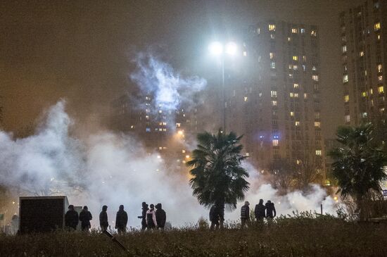 Protest against police brutality in France