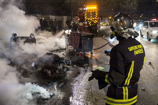 Protest against police brutality in France