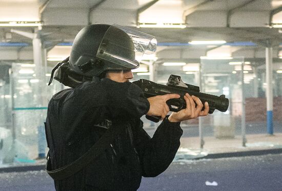 Protest against police brutality in France