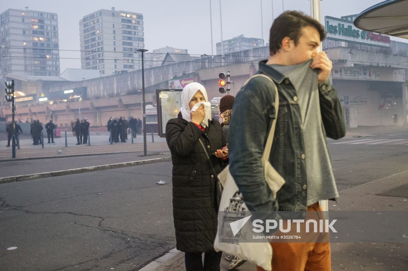 Protest against police brutality in France