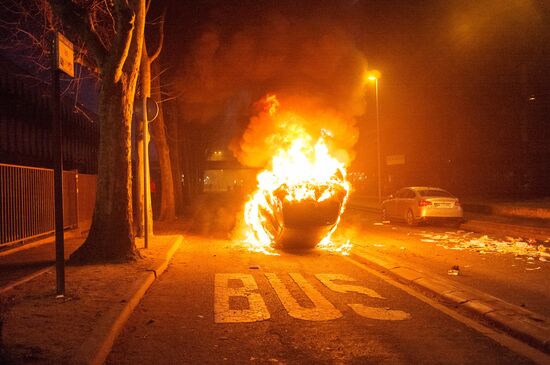 Protest against police brutality in France