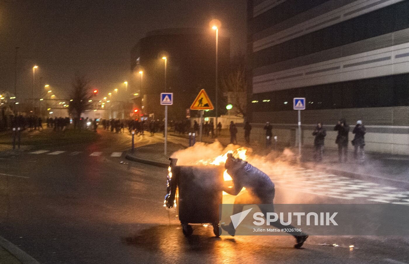 Protest against police brutality in France