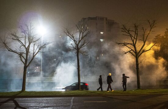 Protest against police brutality in France
