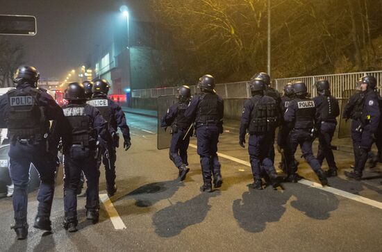 Protest against police brutality in France