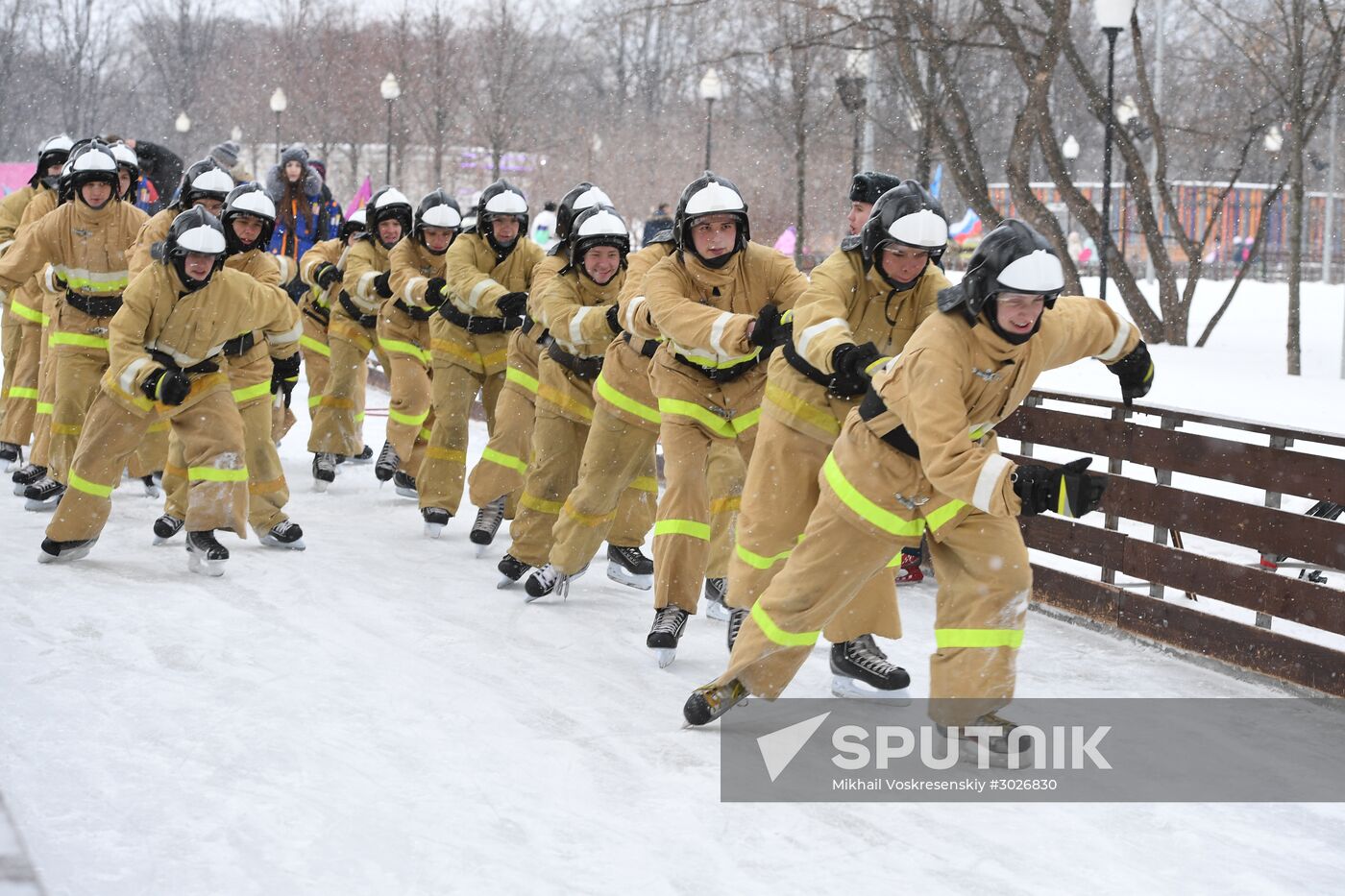 "Russian Emergencies Ministry for Healthy Lifestyle" flashmob