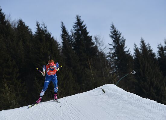 IBU World Championships. Women's pursuit