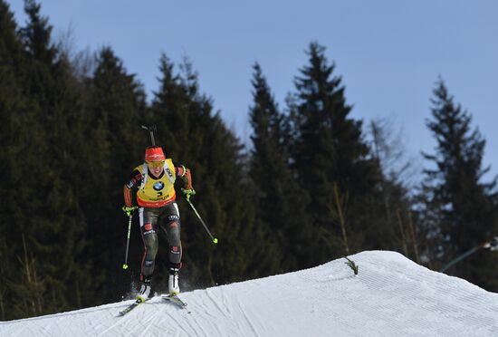 IBU World Championships. Women's pursuit