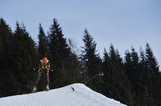 IBU World Championships. Women's pursuit