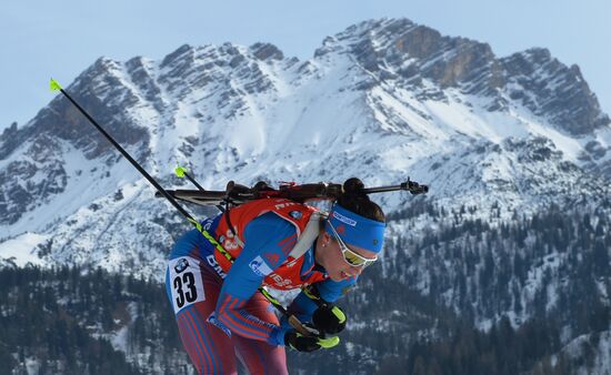 IBU World Championships. Women's pursuit