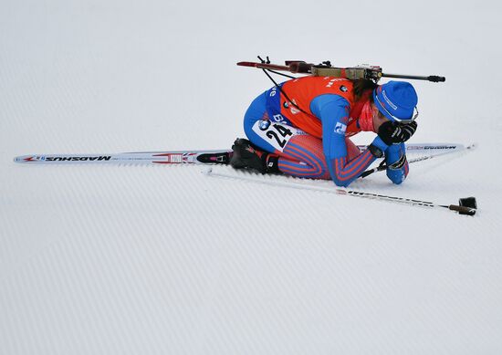 IBU World Championships. Women's pursuit