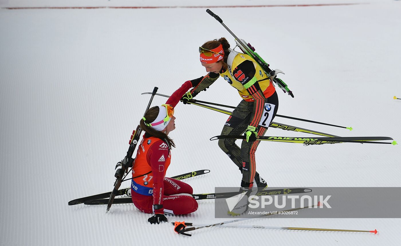 IBU World Championships. Women's pursuit