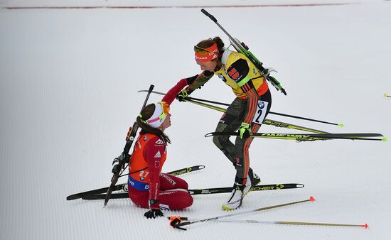 IBU World Championships. Women's pursuit