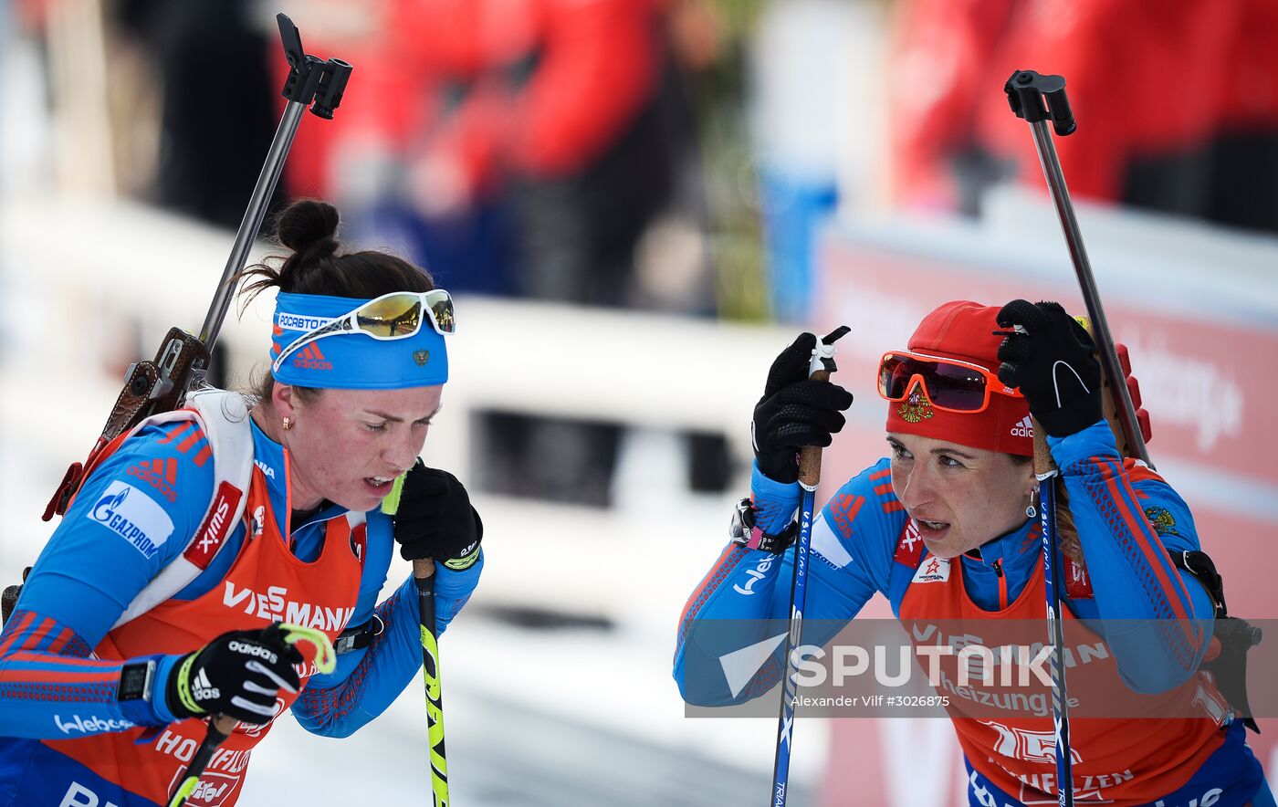 IBU World Championships. Women's pursuit