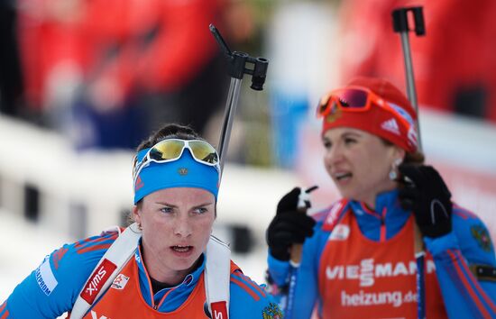 IBU World Championships. Women's pursuit