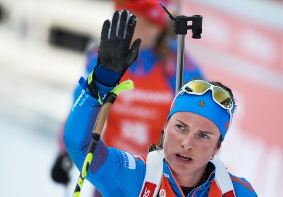 IBU World Championships. Women's pursuit