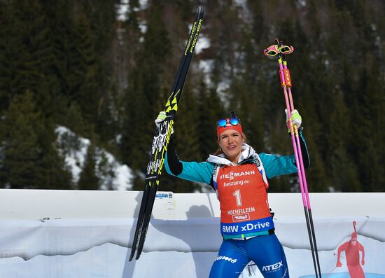 IBU World Championships. Women's pursuit