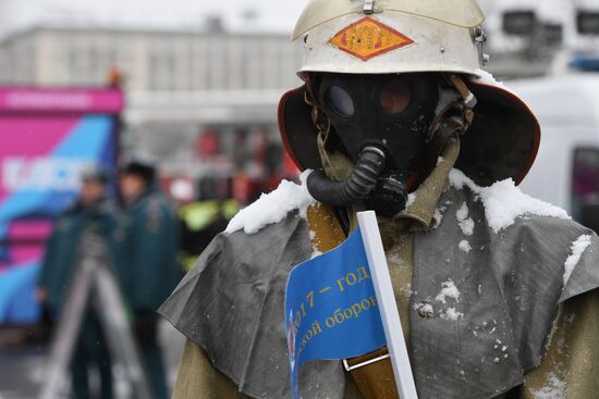 "Russian Emergencies Ministry for Healthy Lifestyle" flashmob