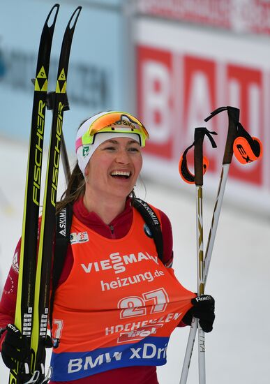 IBU World Championships. Women's pursuit