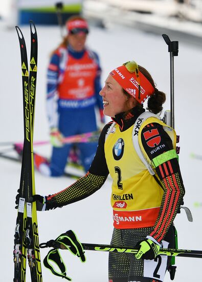 IBU World Championships. Women's pursuit