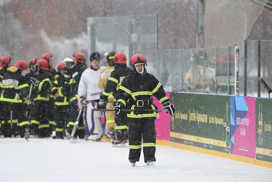 "Russian Emergencies Ministry for Healthy Lifestyle" flashmob