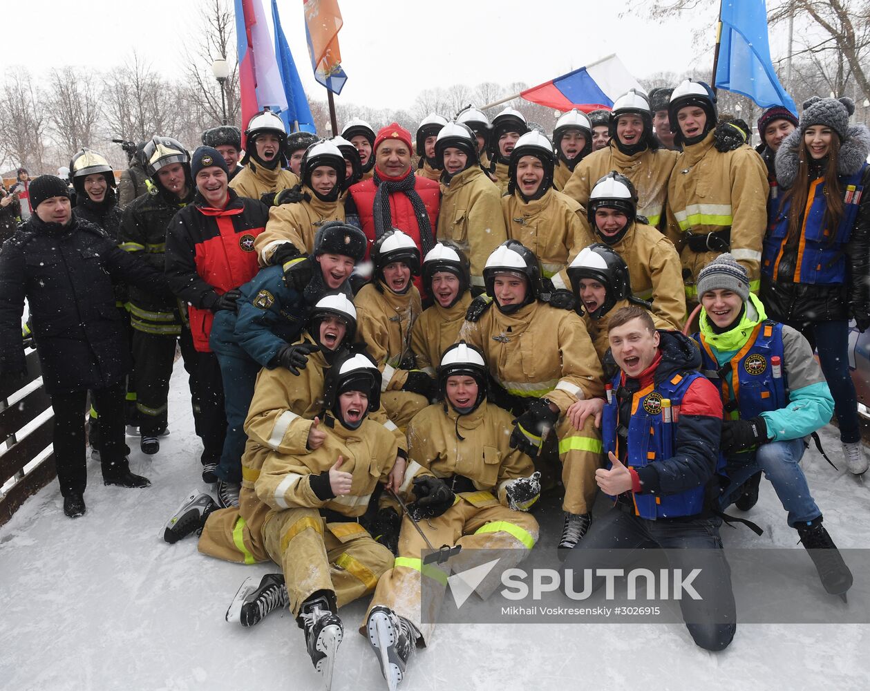 "Russian Emergencies Ministry for Healthy Lifestyle" flashmob