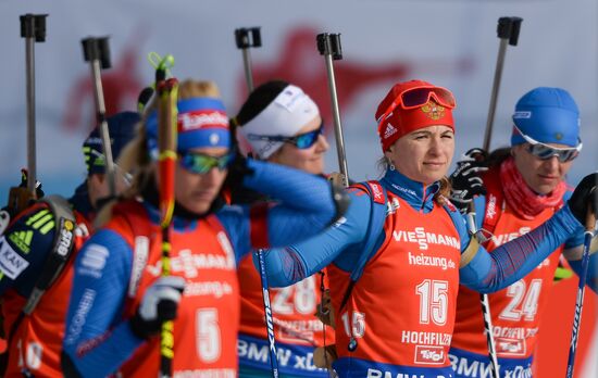 IBU World Championships. Women's pursuit