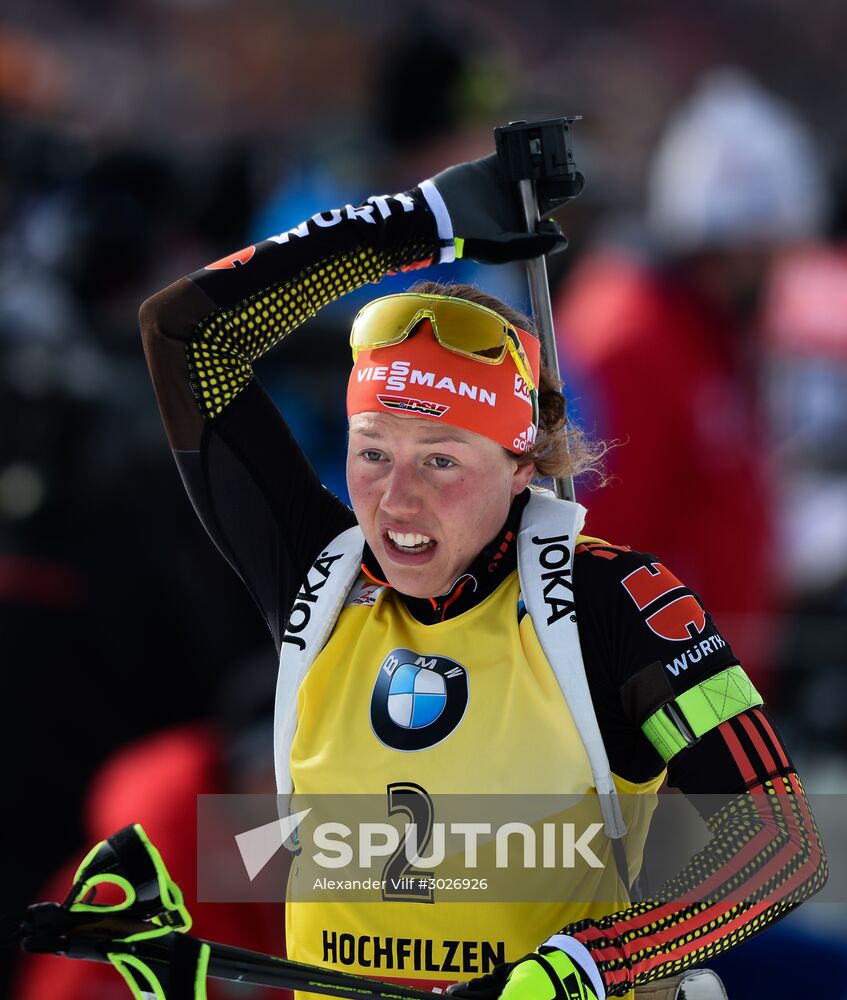 2017 Biathlon World Championships. Women's pursuit