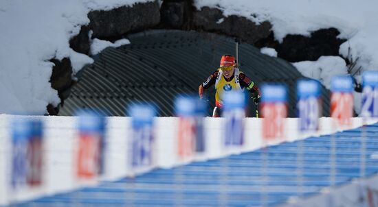 IBU World Championships. Women's pursuit