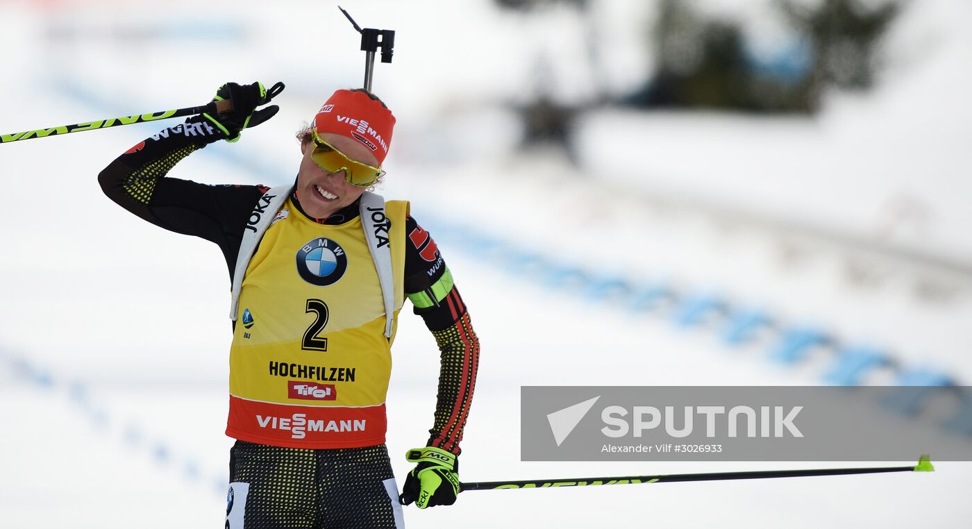 IBU World Championships. Women's pursuit