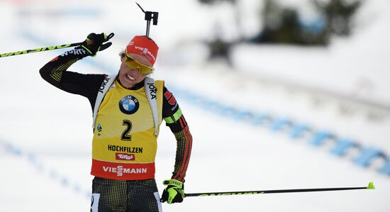 IBU World Championships. Women's pursuit