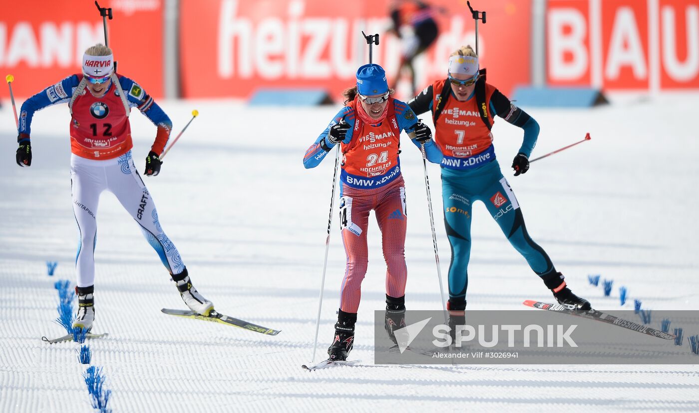 2017 Biathlon World Championships. Women's pursuit